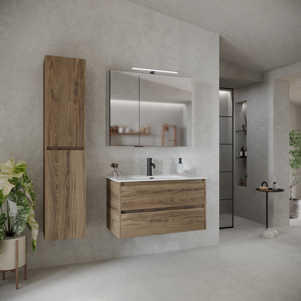 Тумба под раковину Sancos  Libra LB90ECH дуб чарльстон